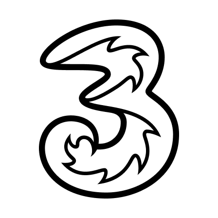 Tre logotyp